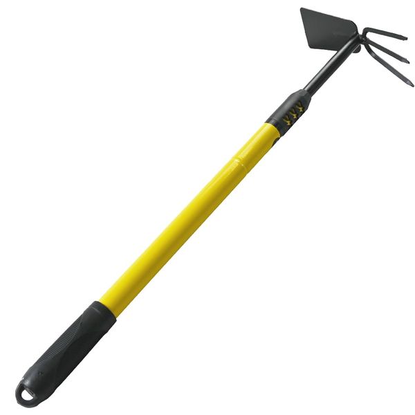 Unibos Durable Telescopic Extending Carbon Steel Garden Cultivator Weeder Hand Tool