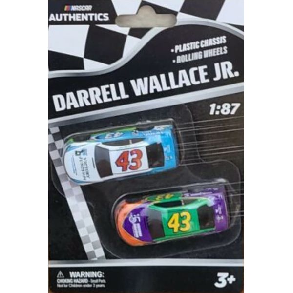 NASCAR Authentics 2020 Wave 01 #43 Darrell Wallace Jr. 1:87 Twin Pack