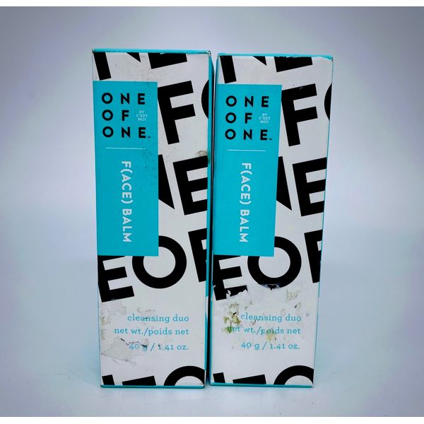 One of One by C'est Moi Face Balm Facial Cleanser, Normal to Oily Skin  2 PACK