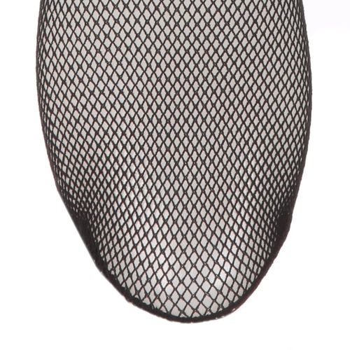 Atsugi The Leg Bar Women's Stockings, Fishnet Pattern, Below the Knee, Pure Beige