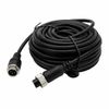 Advanced 15M 4Pin Extention Cable Waterproof for CCD Backup Camera Caravan Black