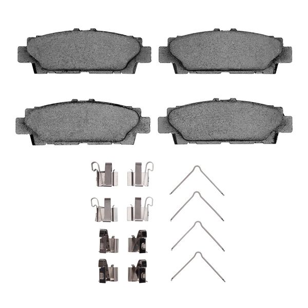 Dynamic Friction Company 5000 Advanced Brake Pads - Ceramic and Hardware Kit