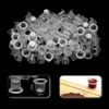 Tattoo Ink Caps, ATOMUS 300pcs Mixed Tattoo Ink Cups Small Medium Large Plastic Tattoo Microblading Pigment Ink Cups Caps Holder