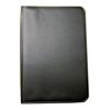 Little 6-Ring Vinyl Binder for 3-1/2 x 6 Sheets, Black with Single Lock Release
