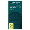 Cleanlogic Sport Exfoliating Face & Body Grooming Mitt, Assorted Colors, 3 Count