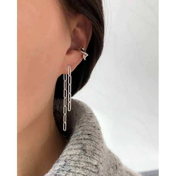 [Links] Chain Drop Illusion Earrings