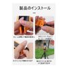 Taoricup Insta360 X5 Compatible Frame Bracket Protective Frame Protective Case Insta360 X5 Compatible Rabbit Cage Accessory Extension Fixed Extension Bracket Cold Shoe Bracket (Orange Vertical Frame)