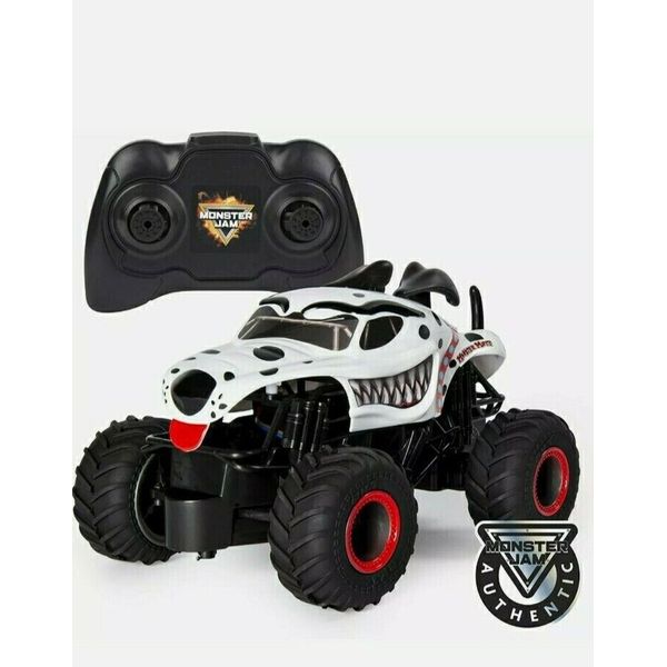 Monster Jam RC Dalmatian Monster Mutt Remote Control Truck 1:24 Scale