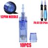 Micro Needles Cartridges For Ultima A1 Dr.Pen,Tips For Electric Auto Stamp Derma Pen,9Pin/12Pin/36Pin/42Pin &Nano Neelde Cartridges (12 Pin Needles, 10 Pcs)