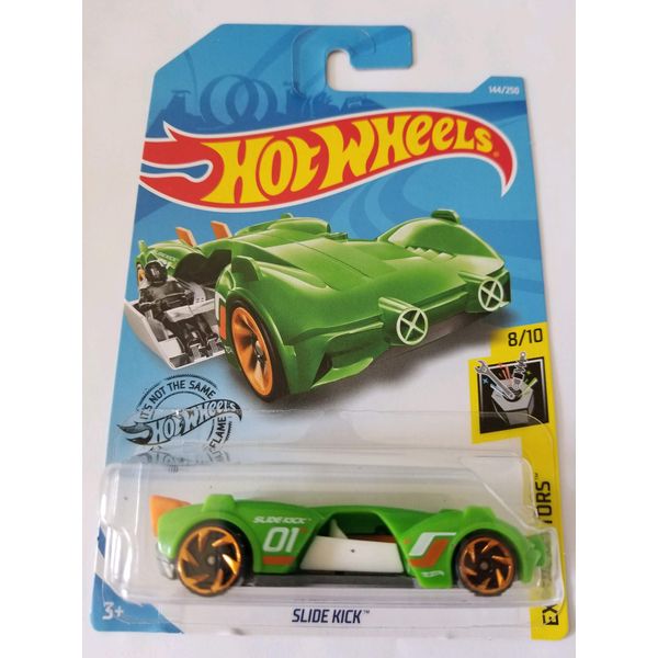 Hot Wheels 2019 Experimotors - Slide Kick, Green 144/250