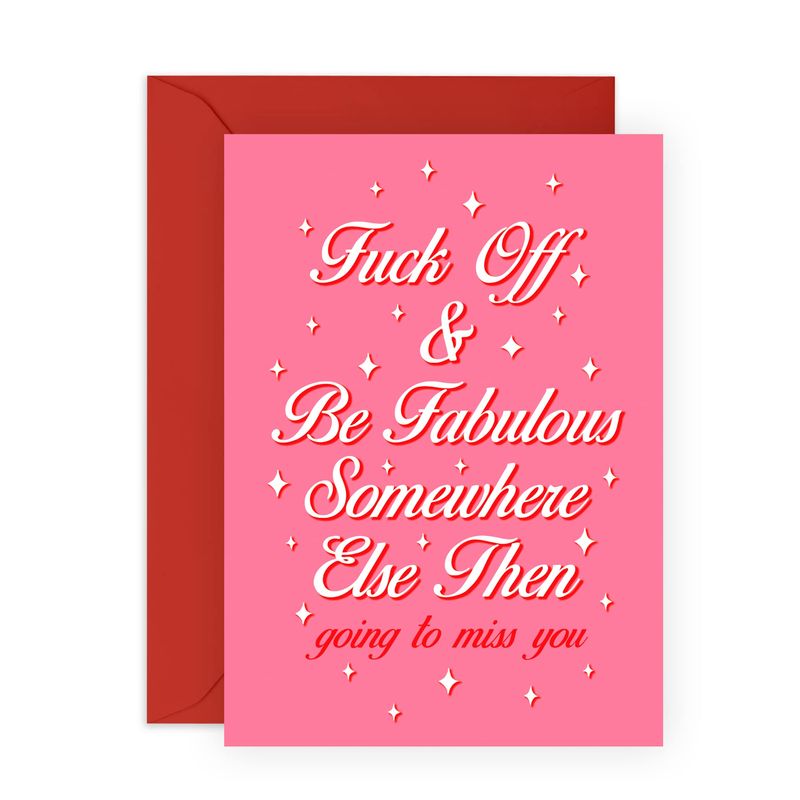 Funny Coworker Leaving Card, Cute Donut Goodbye Card For Friends Adorable Going Away Farewell Card