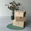 Zeller Storage Box, Brown, 23 x 23 x 11 cm
