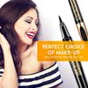 Magic Liquid Eyeliner, Black Waterproof Eye Liners, Long-Lasting, Sweatproof and Smudgeproof, Super Slim Eyeliner Pen Gel, Professional Eye Makeup Tools