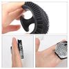 Facial Cleansing Brush Silicone Face Massager Brush Face Scrub Pads Black Soft Face Deep Exfoliating Scrubber Pad Bathroom Accessory