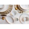 Mikasa Chalk Porcelain Oval Pie Dish, 18cm, Labelled