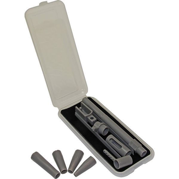 MTM SBK Screw-It Deluxe Bore Guide Kit, USA Made, Gray/Clear
