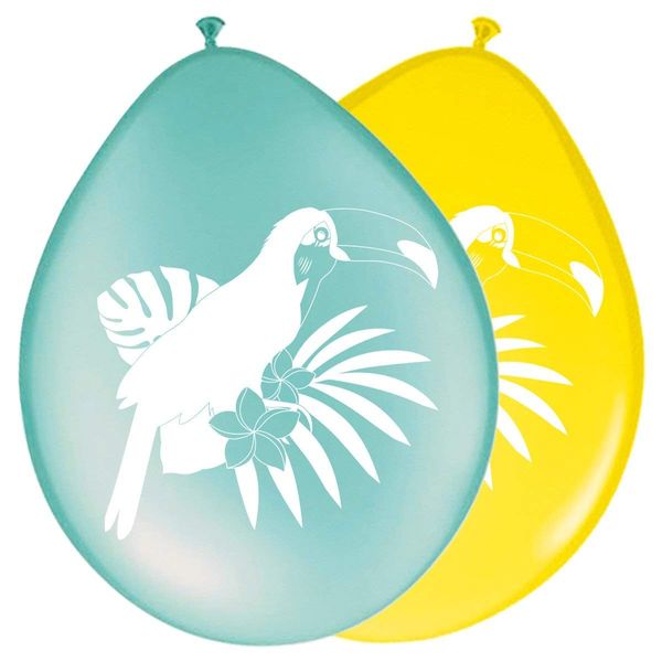 Folat 8 Balloons Toucan as decoration for Themed Children's Birthday