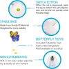 Cat Toys Interactive Butterfly Flutter Bug Cat Automatic Toy Stimul