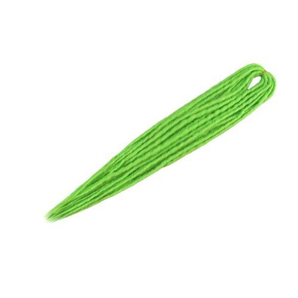 Elysee Star Dreads Light Green Dreadlocks Double Ended Synthetic Dread