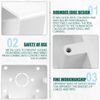 YOLUFER 6 Pcs Switch Outlet Box, Wall Socket Plate, Surface Mount Backbox Safety Electrical Installation Accessory for Home, White