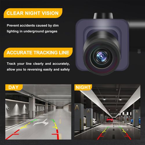 HLUCHY Rear View Backup Reverse Park Assist Camera Compatible with Ford Escape 2014 2015 2016 Replaces EJ5Z-19G490-A GJ5T19G490AD GJ5T-19G490-AB 590-419