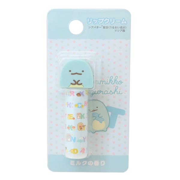 Sumikko Gurashi Cosmetics and Accessories Lip Balm with Mascot Lizard San-X Wraith Cute Character Goods Mail Order Cinema Collection