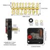 Quartz Mechanism Wall Clock Movement Kit DIY Repair Tool Replacement Hands Motor