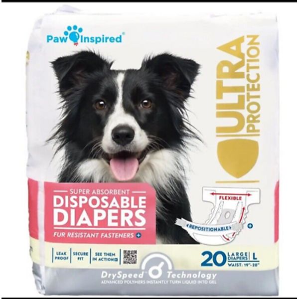 Disposable Dog Diapers Female| Puppy, Doggie, Cat, Pet Diapers |Di