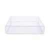 25 Clear Plastic PET Boxes Wedding Crafts Display Box 4.5" X 4.5" X 3/4"