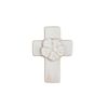 Mud Pie Sm Ceramic Flower Cross; 5 1/2" X 3 3/4"