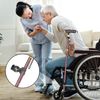 YFPOPONE 8 PCS Walking Stick Holder, 360° Rotation, Black Plastic