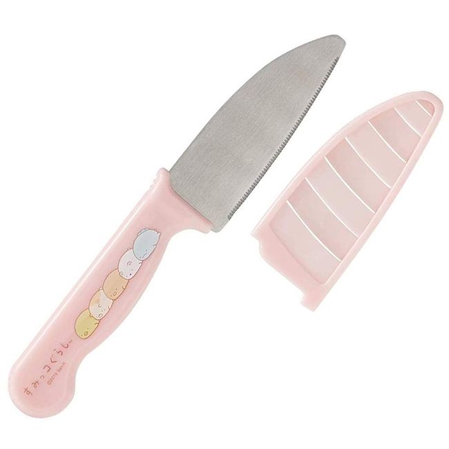 Skater HK2 Children's Knife, Safety Knife, For Kids, Blade Length 3.5 inches (9 cm), Sumikko Gurashi