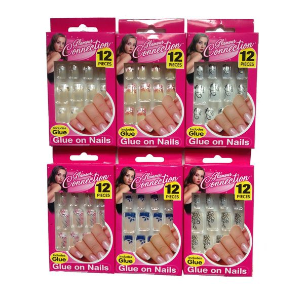 Glue on Nails by Lizzy® (All 6 Designs)