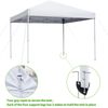 10 x 10 FT Pop Up Canopy Tent Pre-Assembled Lightweight Adjustable Height White