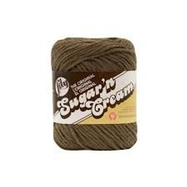 Sugar'N Cream Yarn - Solids-Warm Brown