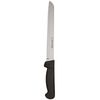 Dexter-Russell Basics P94803B 8" Scalloped Bread Knife with Black Polypropylene Handle