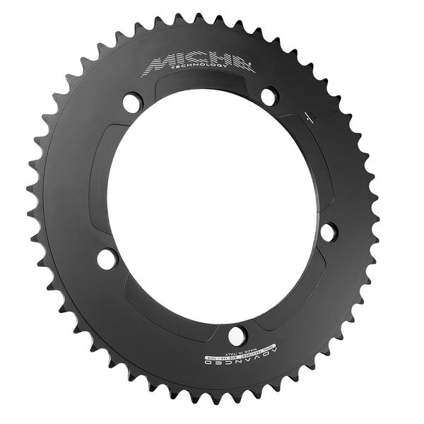 Miche Primato Advanced 144pcd Track Chainring, Black, 49t