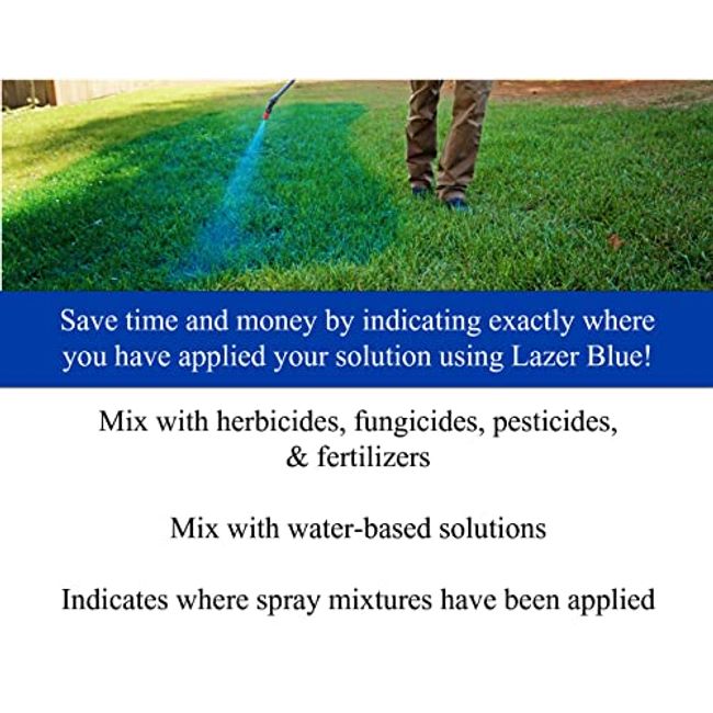 Use dye to help you spray herbicide