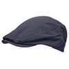 TOSKATOK Men's Shower Proof Water Resistant Flat Cap- NAVY