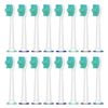 WyFun Compatible Philips Replacement Brushes, Electric Toothbrush, Replacement Brushes, Easy Clean Head, and More (16 Pieces), 16 Pieces without Cap