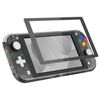 eXtremeRate Clear Black DIY Replacement Shell for Nintendo Switch Lite, NSL Handheld Controller Housing with Screen Protector, Custom Case Cover for Nintendo Switch Lite