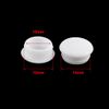 Sourcingmap Plastic Home Round Flush Mount Cable Connector Hole Stoppers Covers 15mm 16pcs White