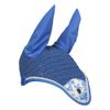 Dapplebay Equestrian Toile Fly Veil-Blue/White-Full
