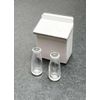 Kobaani Model Workshop 1/12 Milk Bottle and Milk Box Assembly Kit SP-012