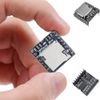 Aideepen 5pcs Mini MP3 Player DFPlayer Audio Module, MP3 WAV WMA Integrated Decoder, Support TF Micro SD Card U Disk Support Voice Music Processor Module