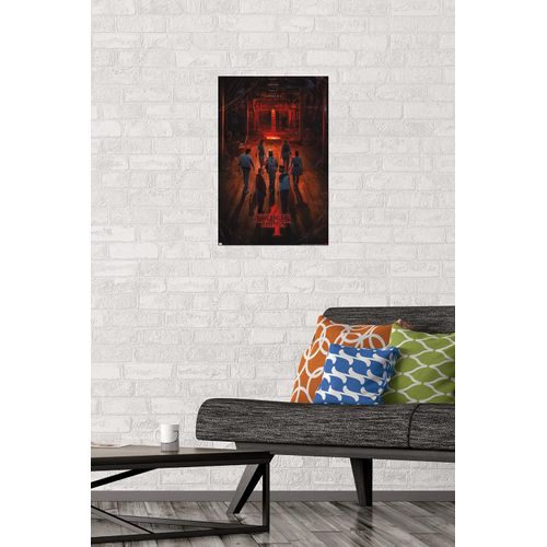 Trends International Netflix Stranger Things: Season 4 - Creel House Teaser One Sheet Wall Poster, 14.725" x 22.375", Premium Unframed Version