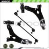 For 2000-04 Ford Focus Front Lower Control Arm And Ball Joint Sway Bar End Link