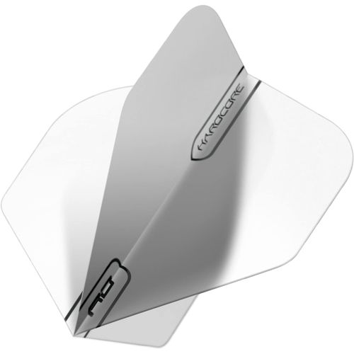 RED DRAGON Hardcore XT White Extra Thick Standard Dart Flights - 5 sets Per Pack (15 Dart Flights in total)