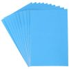 CleverDelights 8" x 12" Blue Foam Sheets - 10 Pack - Large Self Adhesive Craft Sheets