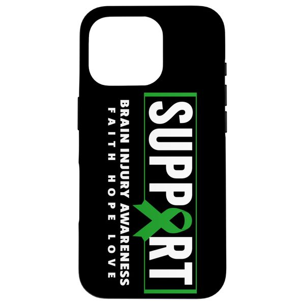 iPhone 16 Pro Traumatic Brain Injury Awareness - Support Brain Injury Case
